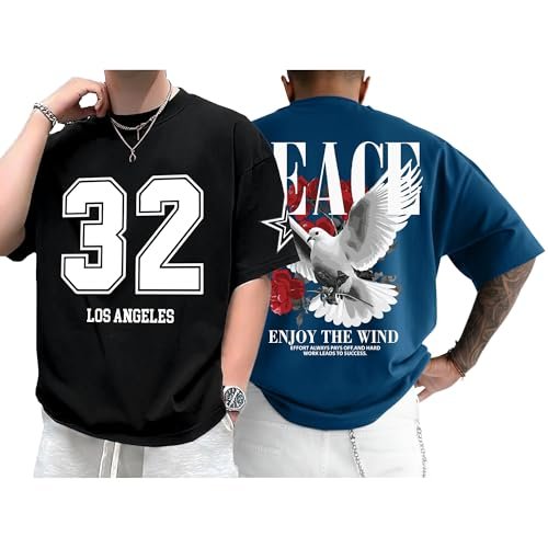 Baggy Hip-Hop T-Shirt for Men - Graphic Printed T Shirts || Oversized Men Tshirt || T-Shirts