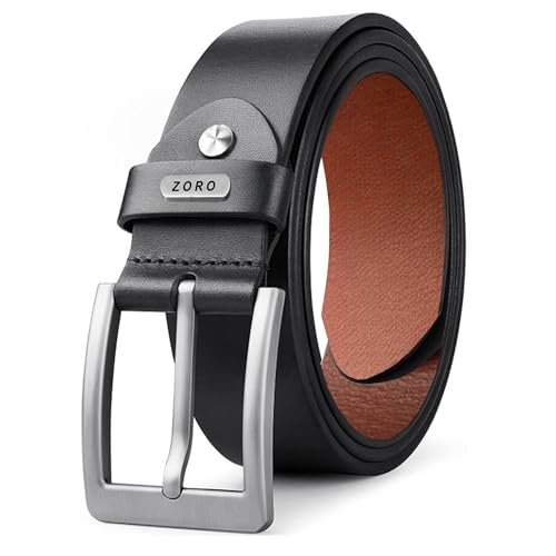 Men's Genuine Leather Belt for Men | Black,Brown,Tan - Image 2
