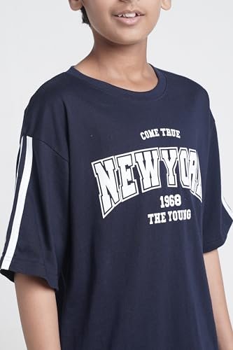 T2F Boys Cotton Printed DropShoulder Fit T-Shirt and Shorts Clothing Set (Pack of 3) - Image 2