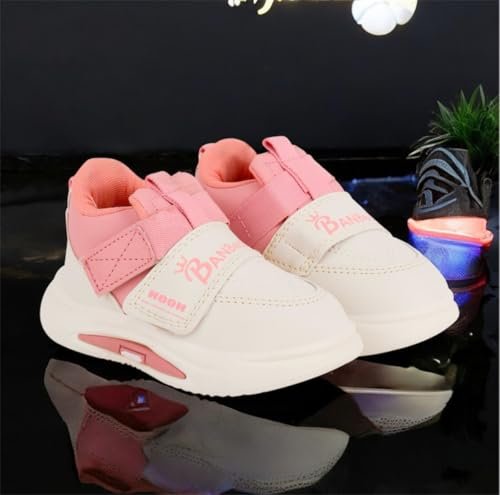 Kids Fashion Sneakers, Unisex Comfort Shoes with Velcro Strap for Baby Boys and Girls for Age 18 Months to 7 Years - Image 6