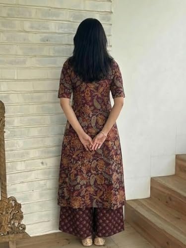 Designer Women's Viscose Blend Straight Printed Kurta - Image 2