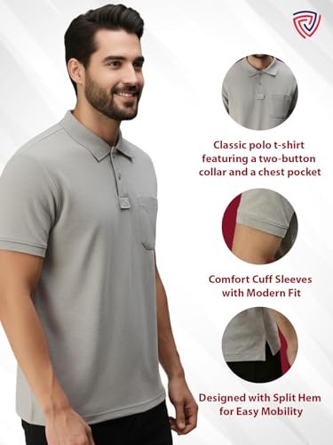 Men's Half Sleeve Soild Casual Regular Fit T-Shirt (40 Pics) - Image 5