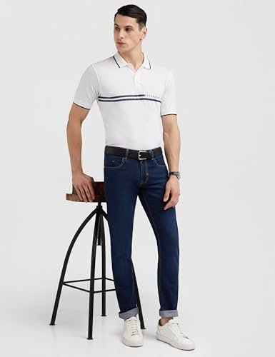 Men's Tapered Fit Mid Rise Classic Tape Stretchable Twill Jeans (10 Pics) - Image 3