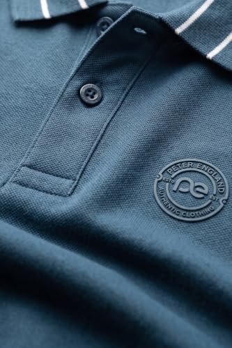 Men's Regular Fit Insignia Half Sleeve Polo T-Shirt | Cotton Rich | Premium Pique Weave - Image 6