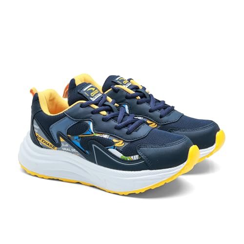 Adventure-52 Kids Shoes | Lightweight Sporty Kicks, Breathable Running Shoes, Secure Fit with Memory Foam Technology, Durable Grip Outsole | Stylish Sports Shoes for Boys &am - Image 2