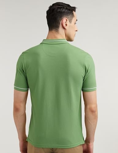 Men's Regular Fit Insignia Half Sleeve Polo T-Shirt | Cotton Rich | Premium Pique Weave - Image 2