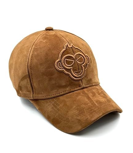 Pure Leather Cap for Mens and Womens Adjustable Cap Cap Pure Suede Leather Cap - Image 6