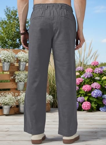 Men’s Multi Color Cargo Casual Trousers | Men’s Regular Fit Straight Pants | Comfortable Stylish Cargo for Men | Soft Fabric for Everyday Wear, Travel & Office | Linen Cotton Botto - Image 3