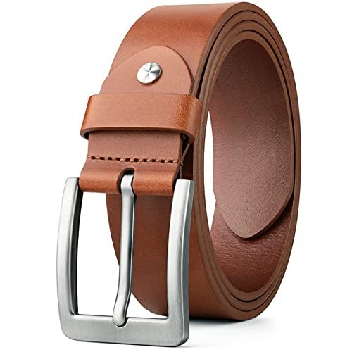 Men's Genuine Leather Belt for Men | Black,Brown,Tan - Image 2