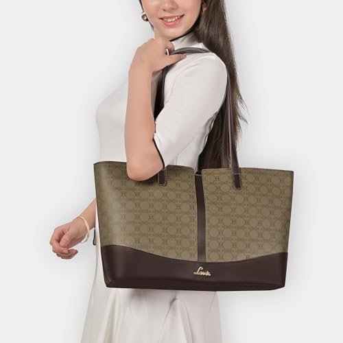 Women's Mono Freya Monogram Print Tote Bag for Women | Tote Bag for Work | Ladies purse | Stylish Shoulder Bag | Gift for Women - Image 4