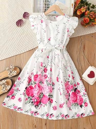 Frock with Beautiful Digital Printed Baby Girl Dress - Image 3