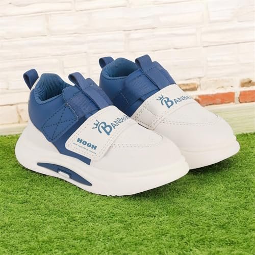 Kids Fashion Sneakers, Unisex Comfort Shoes with Velcro Strap for Baby Boys and Girls for Age 18 Months to 7 Years - Image 6