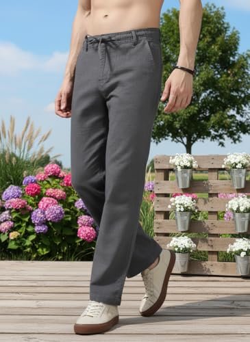 Men’s Multi Color Cargo Casual Trousers | Men’s Regular Fit Straight Pants | Comfortable Stylish Cargo for Men | Soft Fabric for Everyday Wear, Travel & Office | Linen Cotton Botto - Image 5