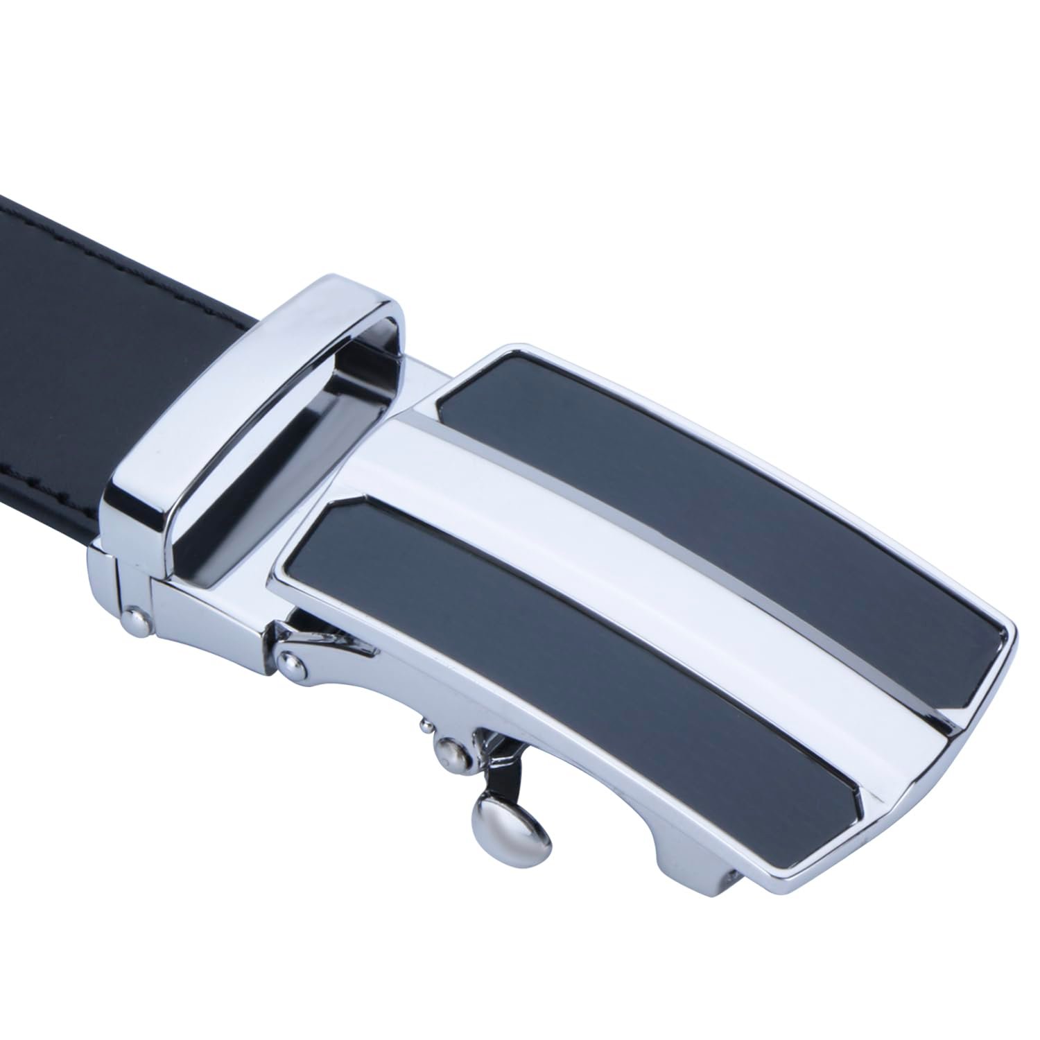 Men's Auto Lock Vegan Leather Belt - Image 5