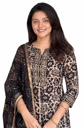 Women's Printed Straight Kurta and Pant with Dupatta Set - Image 2