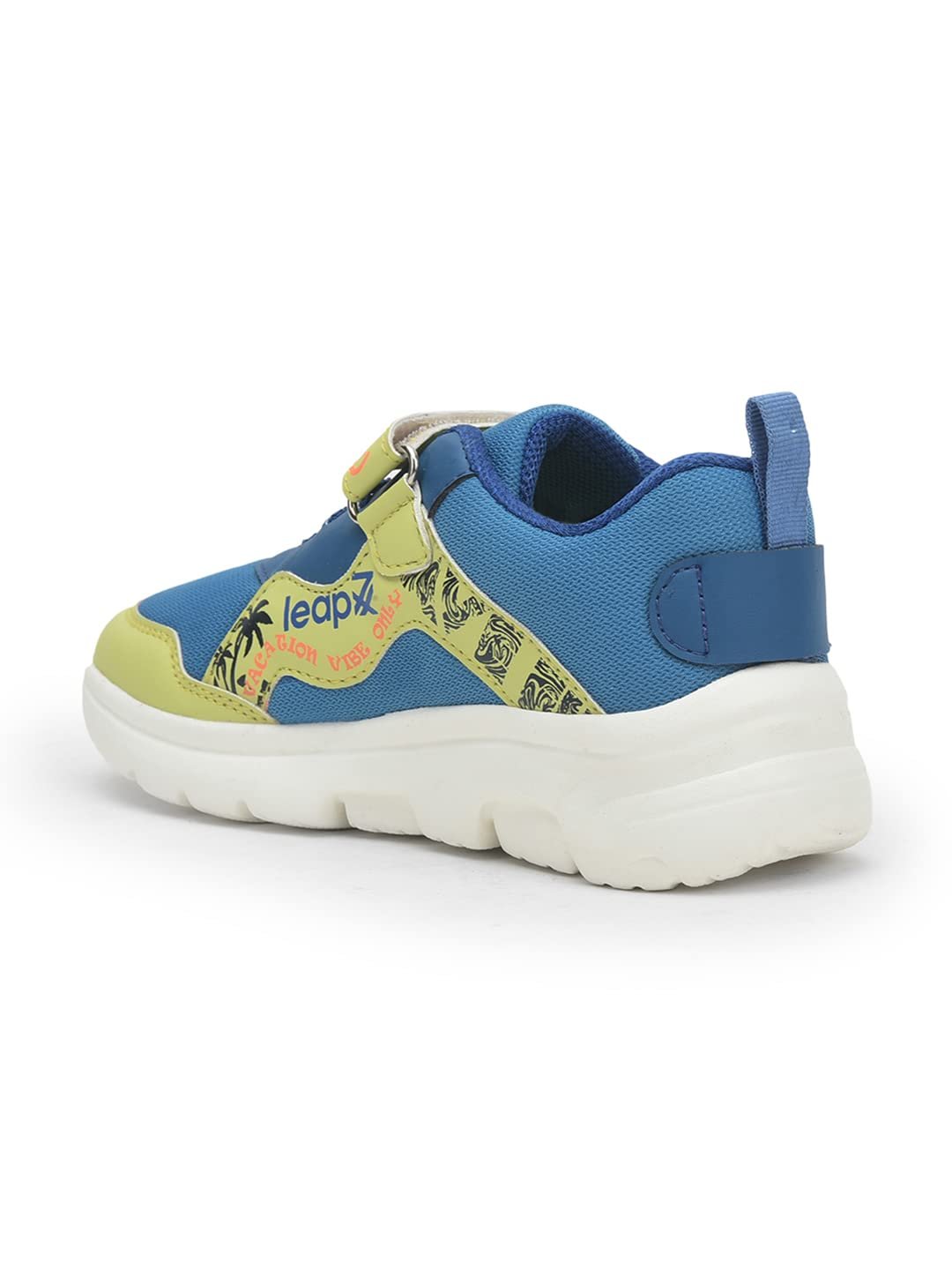 LEAP7X Pink & Royal Blue Sports Shoes for Kids - Padded Sports Wear - Image 5