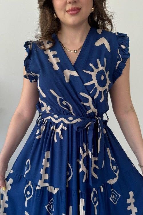 Attires Dress for Women Western Maxi Style, Indo Western Dresses, One Piece Long Gown, A Line Flared Pattern, Ethnic Look Outfit for Women - Image 5