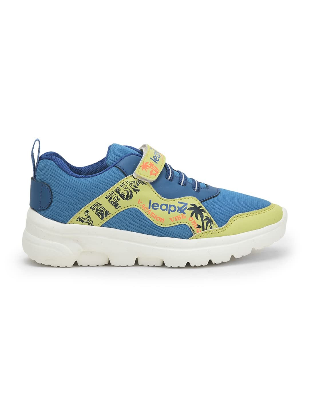 LEAP7X Pink & Royal Blue Sports Shoes for Kids - Padded Sports Wear - Image 3