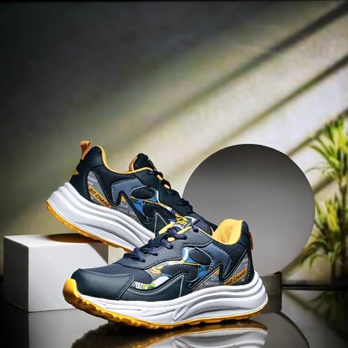 Adventure-52 Kids Shoes | Lightweight Sporty Kicks, Breathable Running Shoes, Secure Fit with Memory Foam Technology, Durable Grip Outsole | Stylish Sports Shoes for Boys &am - Image 6