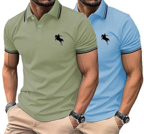 Polo T Shirt for Men || T Shirt for Man || Collar T Shirt Style Men (Packs Also Available) (Polo-18-21)