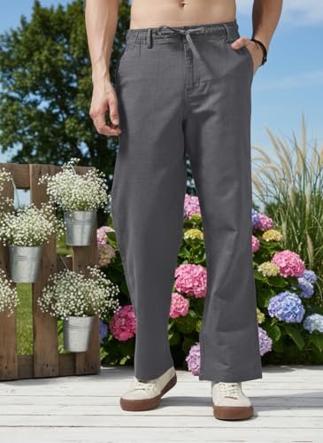 Men’s Multi Color Cargo Casual Trousers | Men’s Regular Fit Straight Pants | Comfortable Stylish Cargo for Men | Soft Fabric for Everyday Wear, Travel & Office | Linen Cotton Botto - Image 4