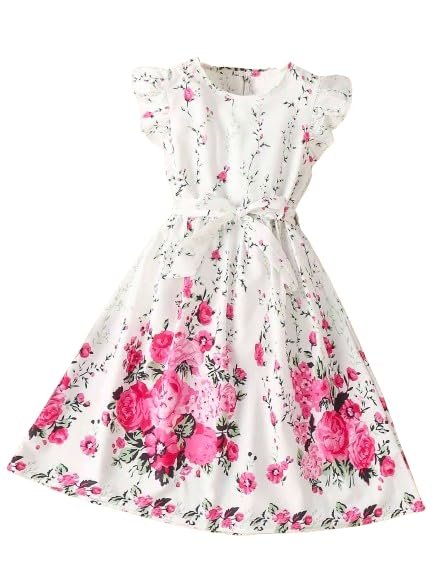 Frock with Beautiful Digital Printed Baby Girl Dress