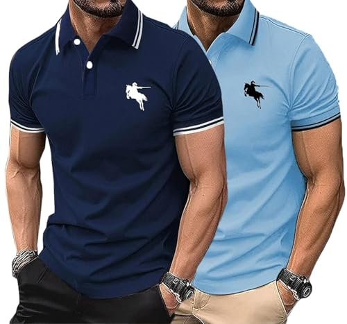 Polo T Shirt for Men || T Shirt for Man || Collar T Shirt Style Men (Packs Also Available) (Polo-18-21)