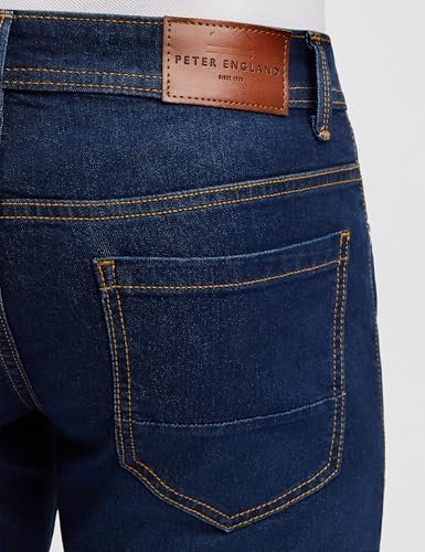 Men's Tapered Fit Mid Rise Classic Tape Stretchable Twill Jeans (10 Pics) - Image 5
