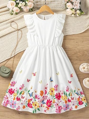Frock with Beautiful Digital Printed Baby Girl Dress - Image 3