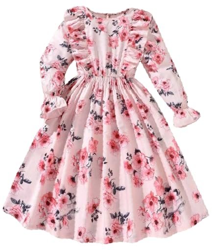 Frock with Beautiful Digital Printed Baby Girl Dress