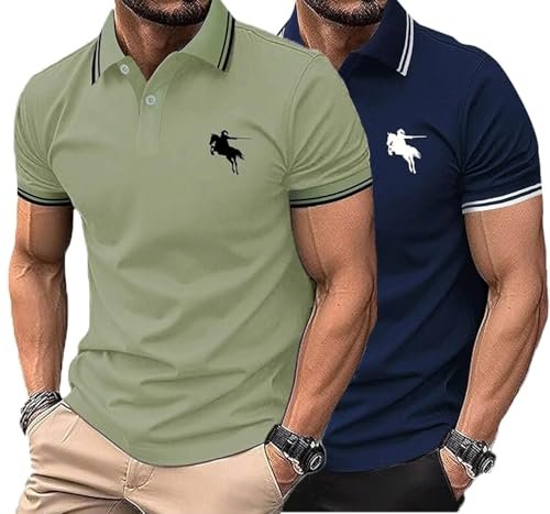 Polo T Shirt for Men || T Shirt for Man || Collar T Shirt Style Men (Packs Also Available) (Polo-18-21)
