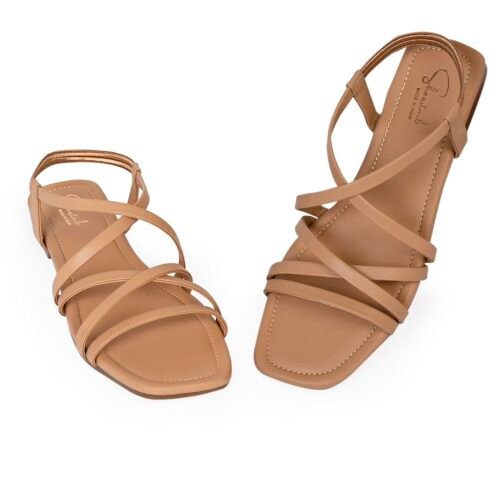 Women Flats Sandals | Stylish Embroidered Slip-On Flats for Women | Comfortable Lightweight Sandals | Ethnic & Casual Footwear for Ladies SL1043