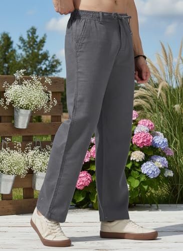 Men’s Multi Color Cargo Casual Trousers | Men’s Regular Fit Straight Pants | Comfortable Stylish Cargo for Men | Soft Fabric for Everyday Wear, Travel & Office | Linen Cotton Botto - Image 6