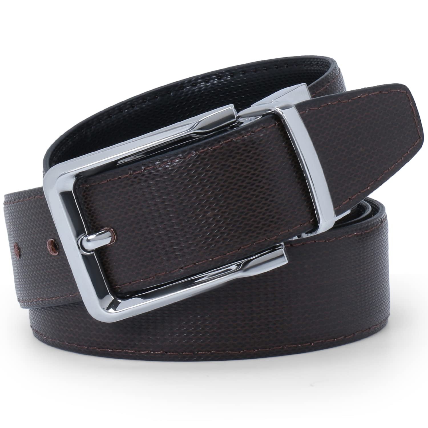 Men's Reversible Leather Belt - Image 5
