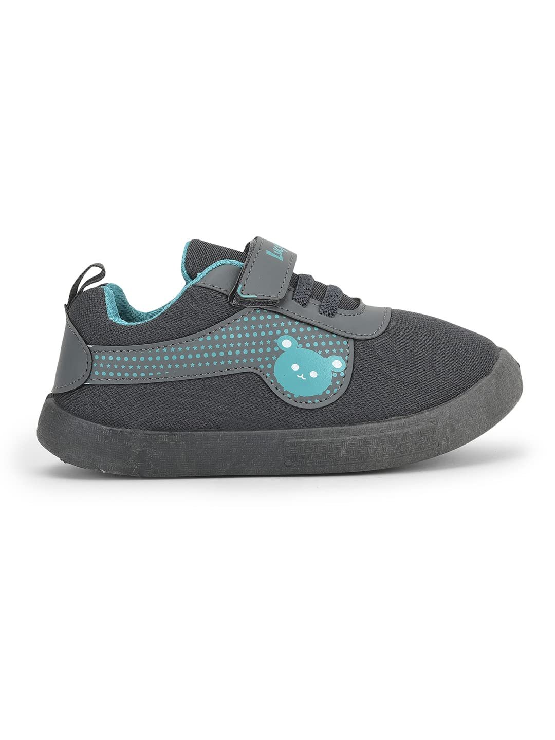 Lucy & Luke Green & Grey Casual Shoes for Kids - Canvas Slip-On - Image 3