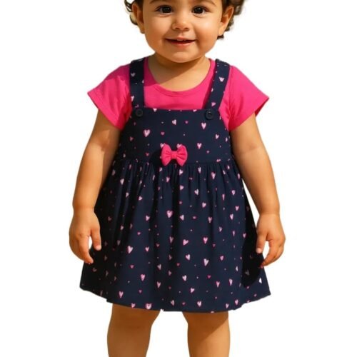 Clothe Funn New Born Baby Girl Dress Knee Length