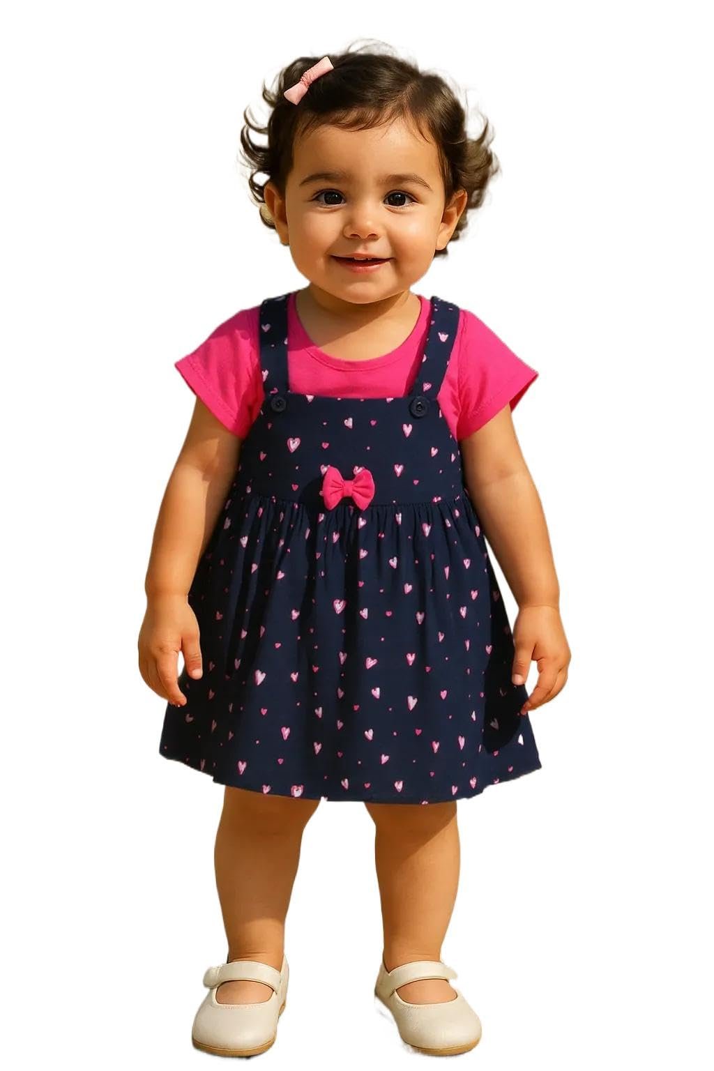 Clothe Funn New Born Baby Girl Dress Knee Length