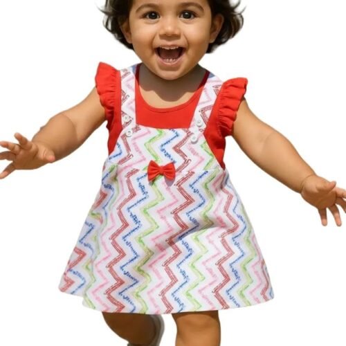 Clothe Funn New Born Baby Girl Dress Knee Length