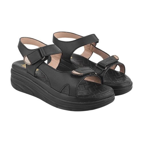 Women’s Comfort Sandals | Lightweight Orthopedic Wedge Sandals with Adjustable Straps & Cushioned Sole for Casual Daily Footwear