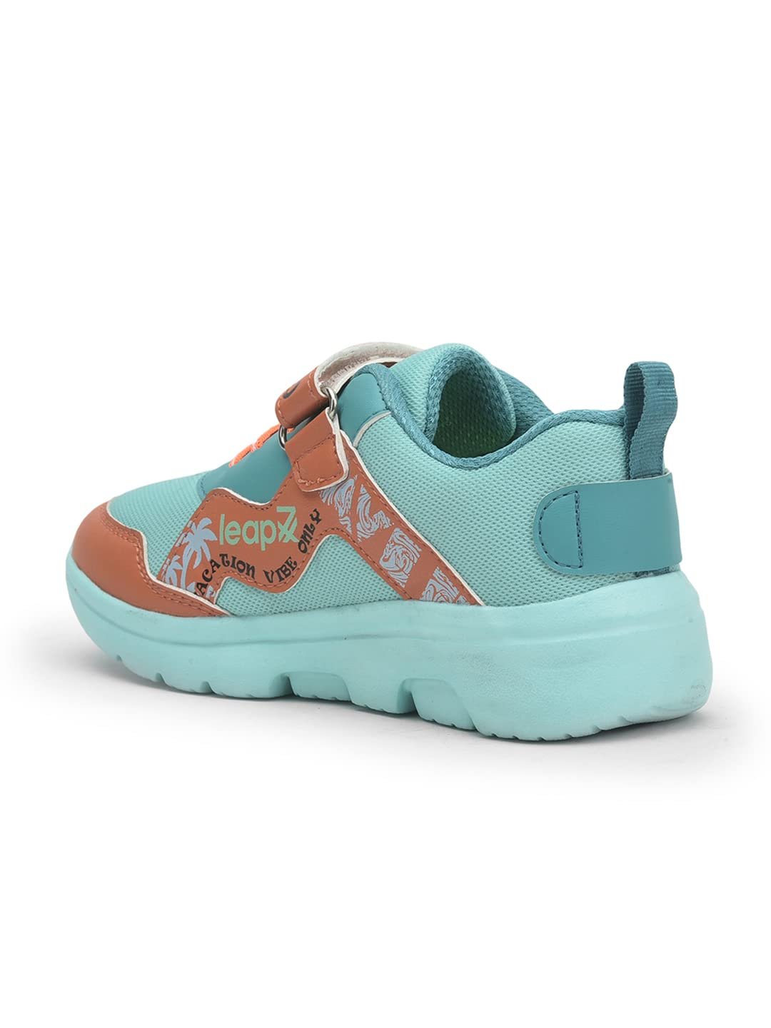 LEAP7X Pink & Royal Blue Sports Shoes for Kids - Padded Sports Wear - Image 5