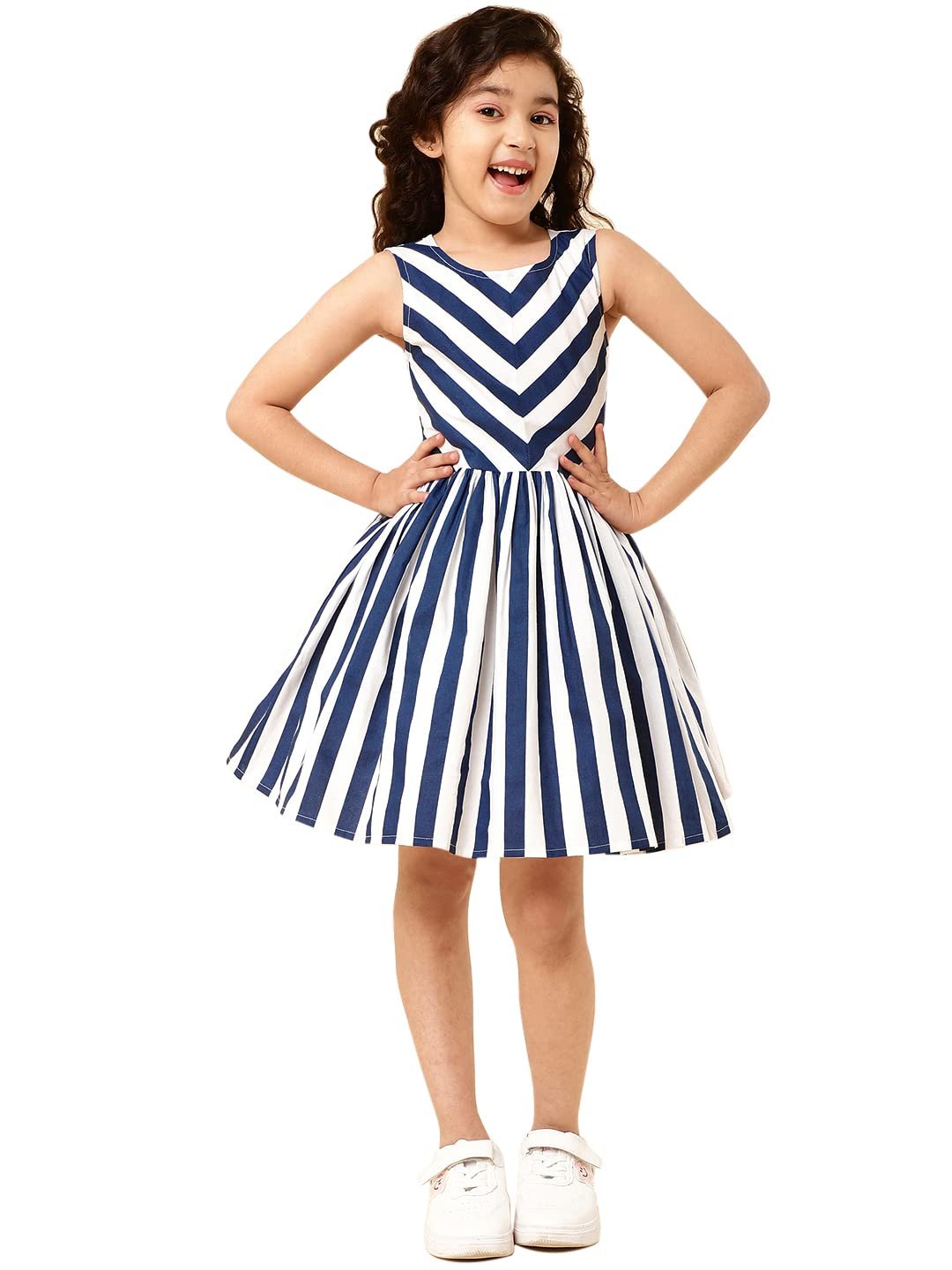 A.T.U.N. ( ) A.T.U.N. Girls Striped Casual Dress