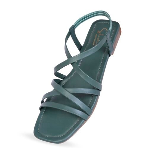 Women Flats Sandals | Stylish Embroidered Slip-On Flats for Women | Comfortable Lightweight Sandals | Ethnic & Casual Footwear for Ladies SL1043