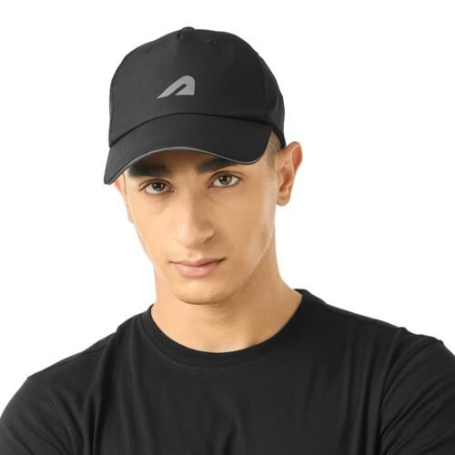 Head Caps for Men Unisex Mens Caps with Adjustable Strap in Summer for Men Caps Men for All Sports Cap for Girls caps Gym Caps for Men Women Cap Sports Caps for Men - Black