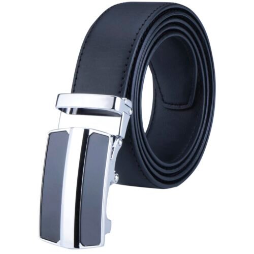 Men's Auto Lock Vegan Leather Belt