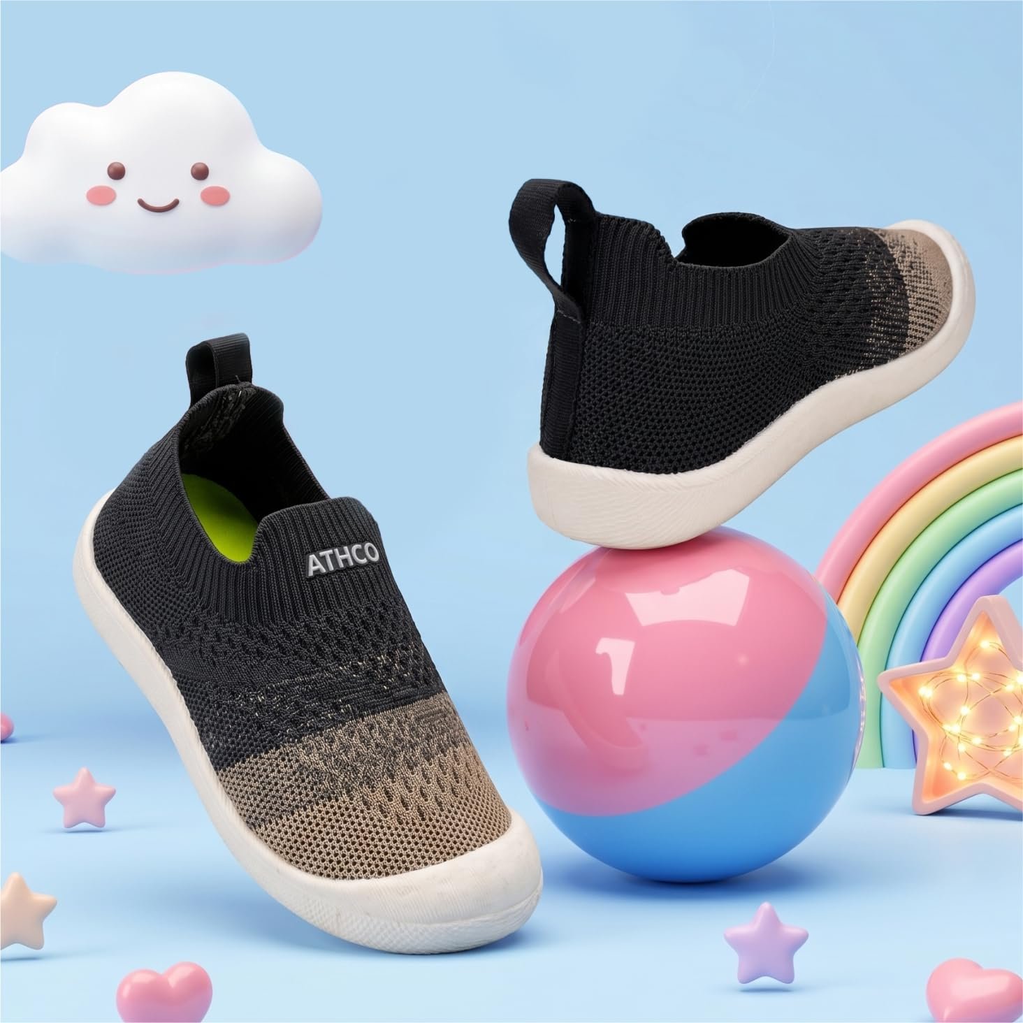 Unisex-Child Skippy Unisex Lightwieight Sneakers for Kids | Stylish Casual wear Shoes for Boys and Girls | Sports Shoes for Boys and Girls - Image 3