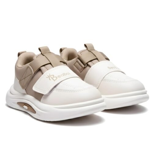 Kids Fashion Sneakers, Unisex Comfort Shoes with Velcro Strap for Baby Boys and Girls for Age 18 Months to 7 Years