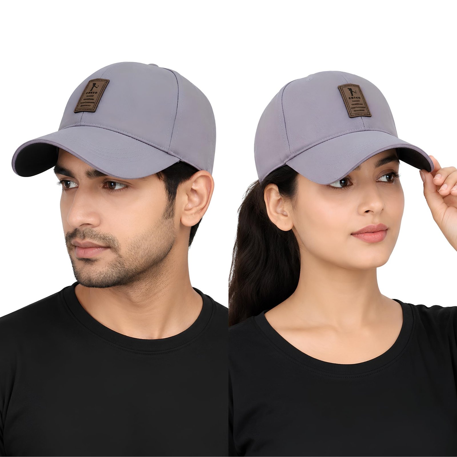 Cap for Men Women Topi Unisex Head Boy's Girl's Caps Adjustable Strap Summer Sports Cricket Gym Dance Cotton Free Size - Image 3