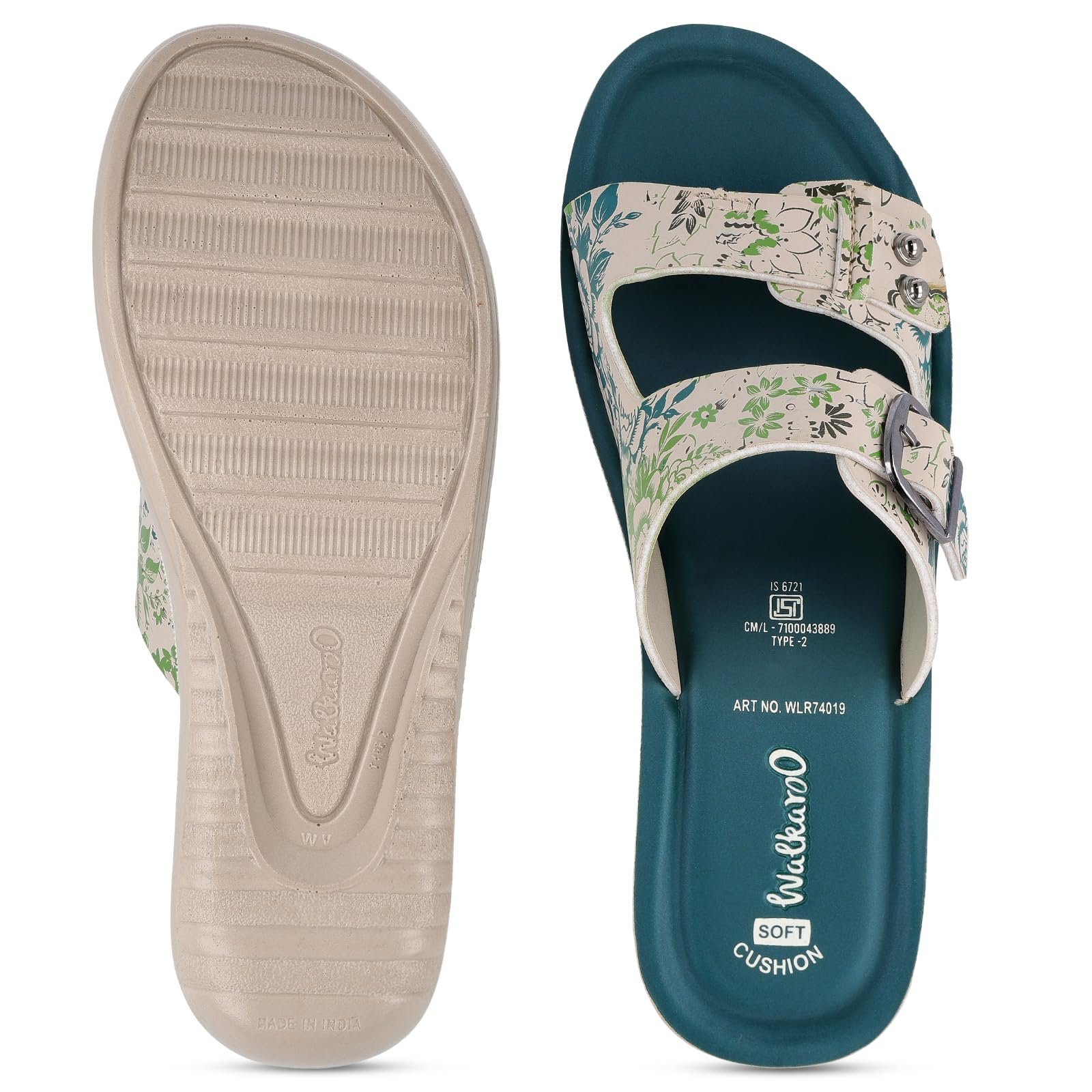 Slip-on Sandals for Women|Lightweight PU Wedge Sole, Comfortable Sandal|Walking, Shopping, Travel, Casual Wear Sandal-WLR74019-Plum - Image 4