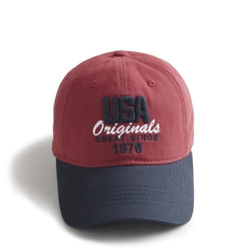 CP31 Men Super Combed Cotton Solid Cap with Adjustable Back Closure