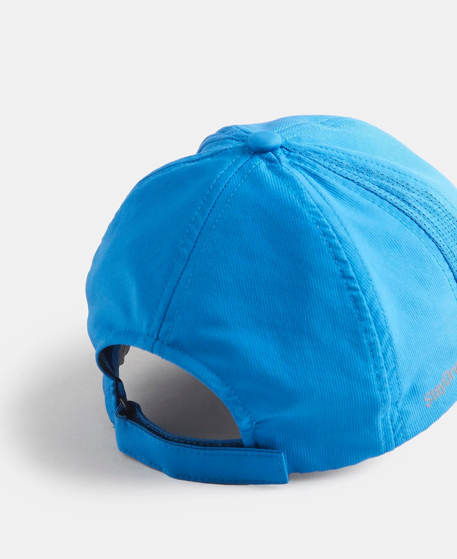 CP21 Men Polyester Solid Active Wear Cap with Adjustable Back Closure and StayDry Technology - Image 3